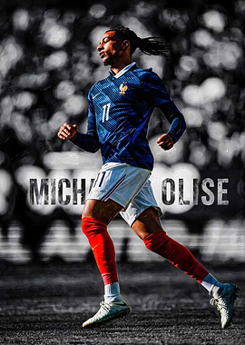Michael Olise France National Team Poster