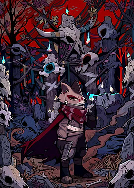 Fox Warrior in Haunted Forest