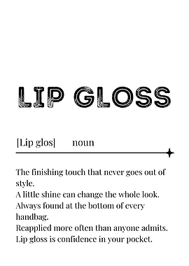 Lip Gloss Definition