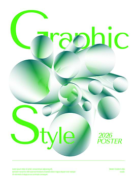 Modern Abstract Graphic Design Poster