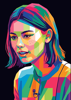 Gracie Abrams Pop Art Portrait
