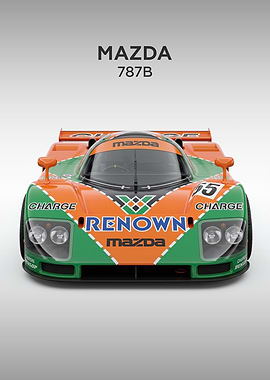 Mazda 787B Car Front