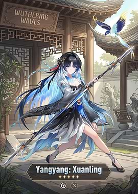 Yangyang Xuanling Wuthering Waves Character Art
