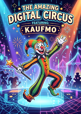 The Amazing Digital Circus Kaufmo Poster