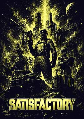 Satisfactory Game Poster Art