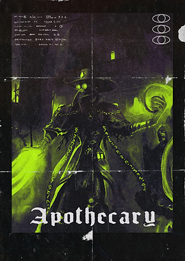 Plague Doctor Apothecary Poster