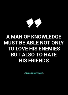 Friedrich Nietzsche Quote Text Art
