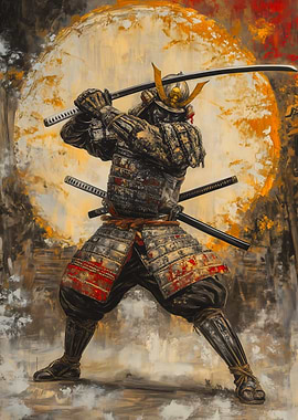 Samurai Ronin Warrior with Katana