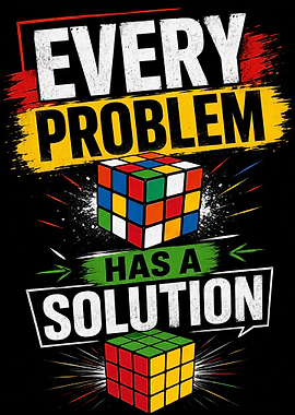 Every Problem Has A Solution Rubik's Cube