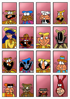 Pizza Tower Character Grid