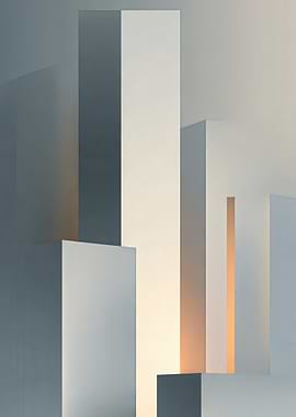 Minimalist Abstract Architectural Forms