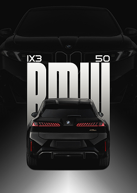 BMW iX3 50 Poster