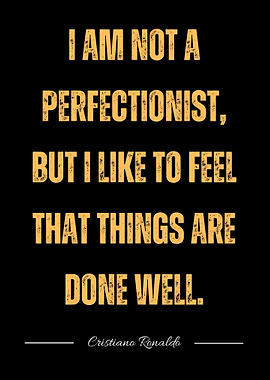 Cristiano Ronaldo Inspirational Quote Poster