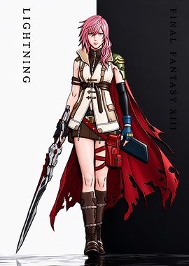 Lightning from Final Fantasy XIII