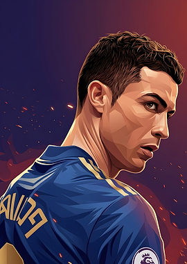 Cristiano Ronaldo Digital Portrait