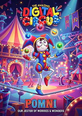 The Amazing Digital Circus Pomni Poster