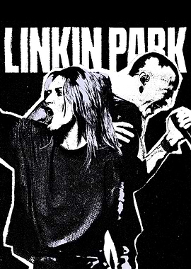 Linkin Park Band Graphic Poster