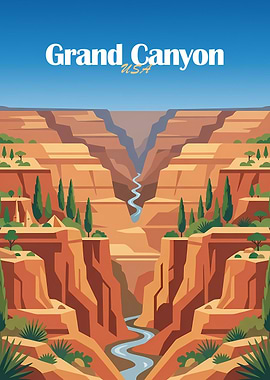 Grand Canyon Travel Poster