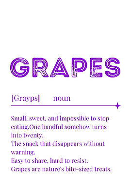 Grapes lover
