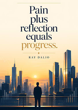 Ray Dalio Inspirational Quote Poster
