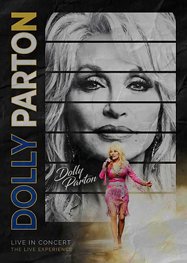 Dolly Parton Live in Concert Poster