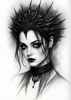 Gothic Queen Portrait