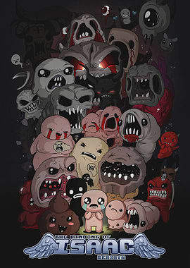 The Binding of Isaac Rebirth Poster