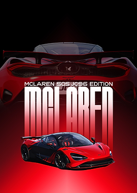 McLaren 50S JC96 Edition Poster