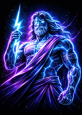 Zeus God of Thunder Lightning