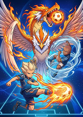 Inazuma Eleven Anime Soccer Action