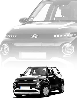Blackk Hyundai inster