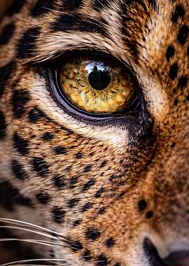 Close-up of a Leopard Eye