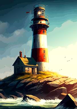 Coastal Lighthouse