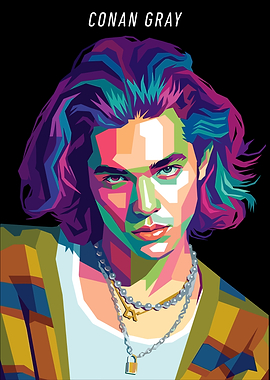 Conan Gray Pop Art Portrait