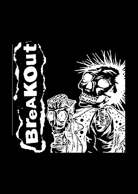 Punk Rock Skeleton Graphic