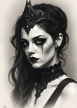 Gothic Queen Portrait