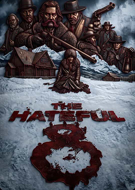 The Hateful Eight Movie Poster