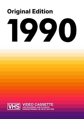 Retro 1990 VHS — Original Edition Poster