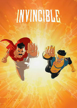 Invincible Omni-Man Flying Poster