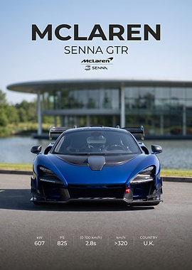 McLaren Senna GTR Poster