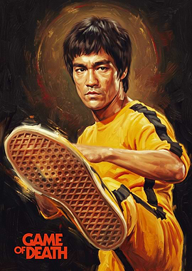 Bruce Lee Game of Death Portrait