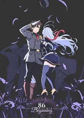86 Eighty-Six Anime Salute Illustration