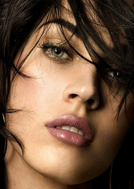 Close-up Portrait of Megan Fox