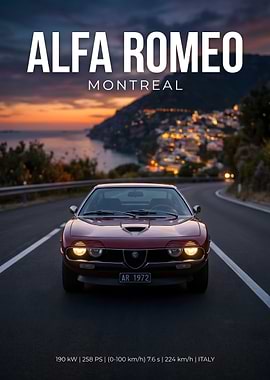 Alfa Romeo Montreal Sunset Drive