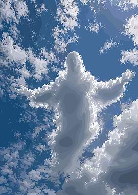 Jesus Christ Cloud Formation