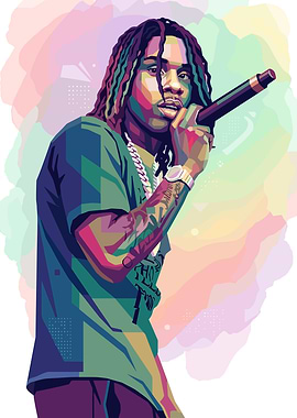 Polo G Pop Art Portrait