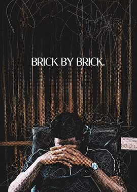 Brick By Brick Motivational Poster