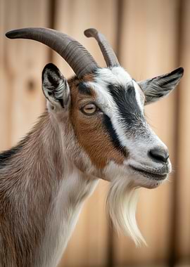 Portrait of a Goat