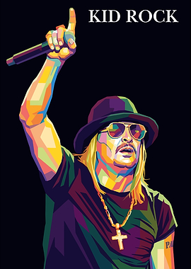 Kid Rock Pop Art Portrait