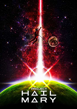 Project Hail Mary Space Poster